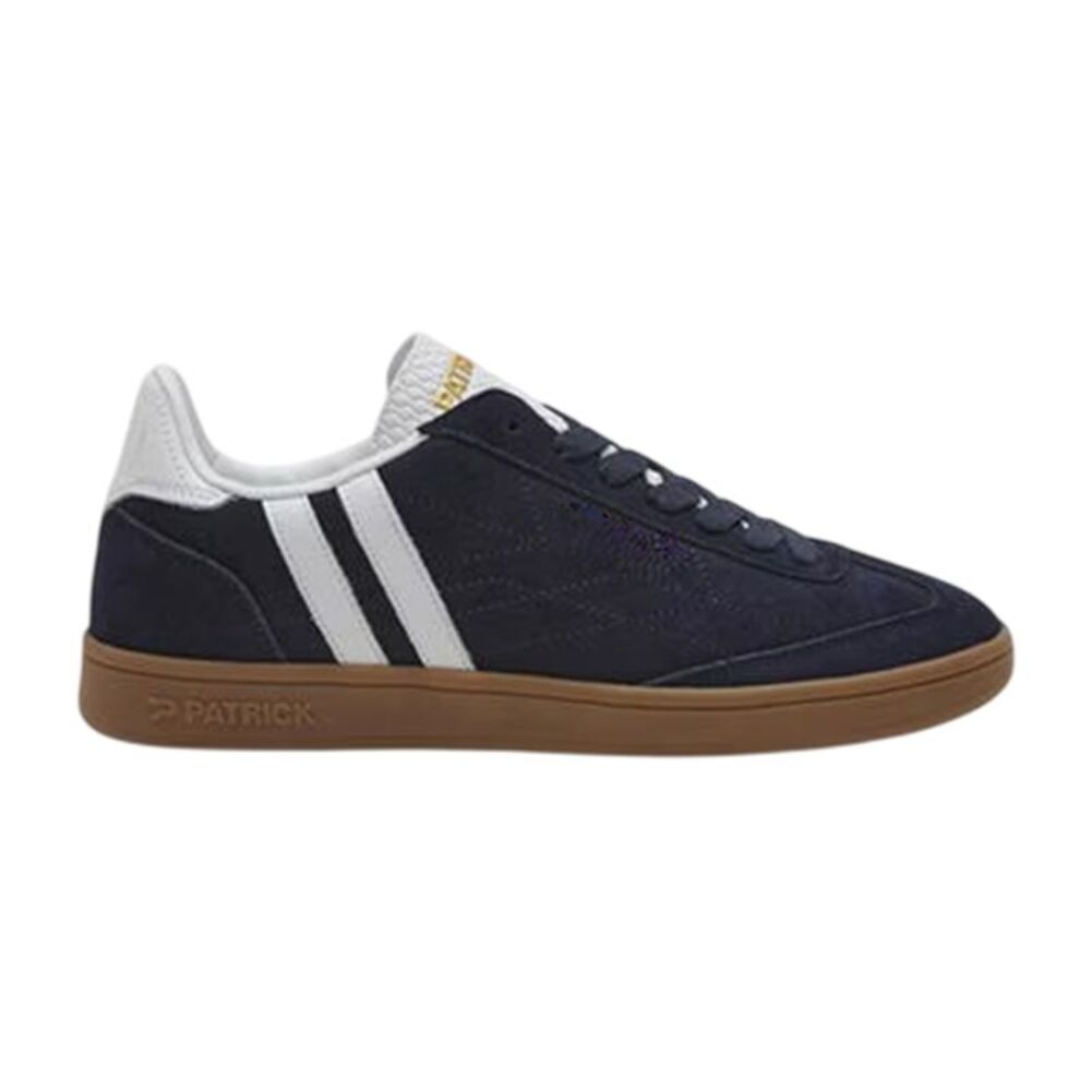 Patrick Mens Lyon Leather Cupsole Sneakers / Navy/White/Gum